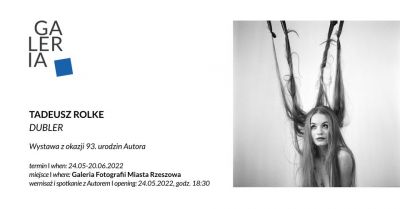 Zaproszenie wernisaż Tadeusz Rolke 93. urodziny